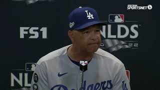 Dave Roberts postgame interview after Dodgers loss to Padres in Game 3 of the NDLS #dodgers #nlds