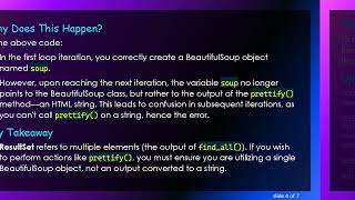 Resolving the AttributeError in BeautifulSoup: Understanding the ResultSet Issue Net Worth