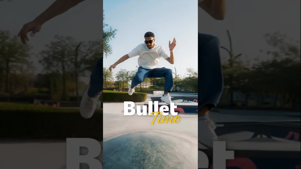 ⚡️ How To Create 💡 BULLET TIME EFFECT ☄️ In Your Videos! 