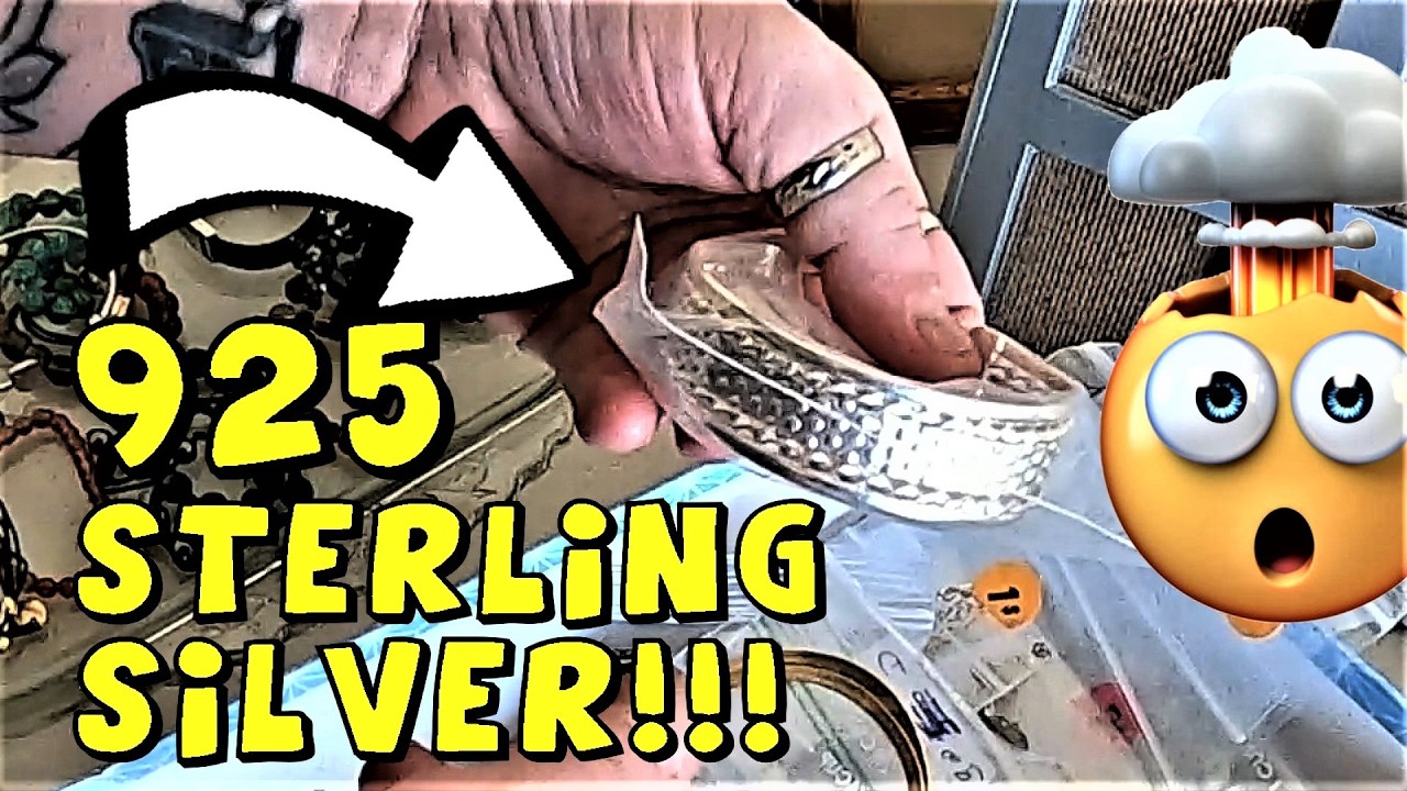 Ep721: I Paid $1 For A Solid Sterling Silver Cuff Bracelet At This Garage Sale! 🤯🤯🤯
