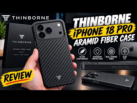 18 Pro Slim Case by Thinborne Aramid Fiber, Strong & light Weight 