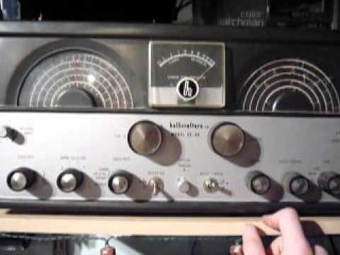 Demonstration of Hallicrafters SX-99 - YouTube
