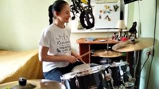 1. An 8th-note ride backbeat pattern