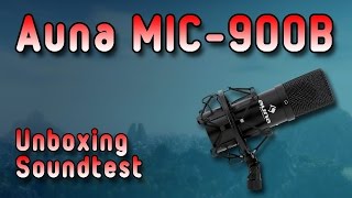 Auna MIC-900B LED Unboxing and Test
