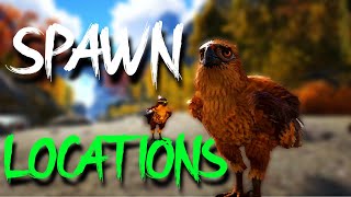 ALL Fjordhawk Spawn Locations | ARK Fjordur #ark #fjordhawk #fjordur