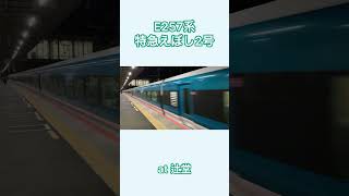 E257系特急えぼし2号　東海道線辻堂駅通過