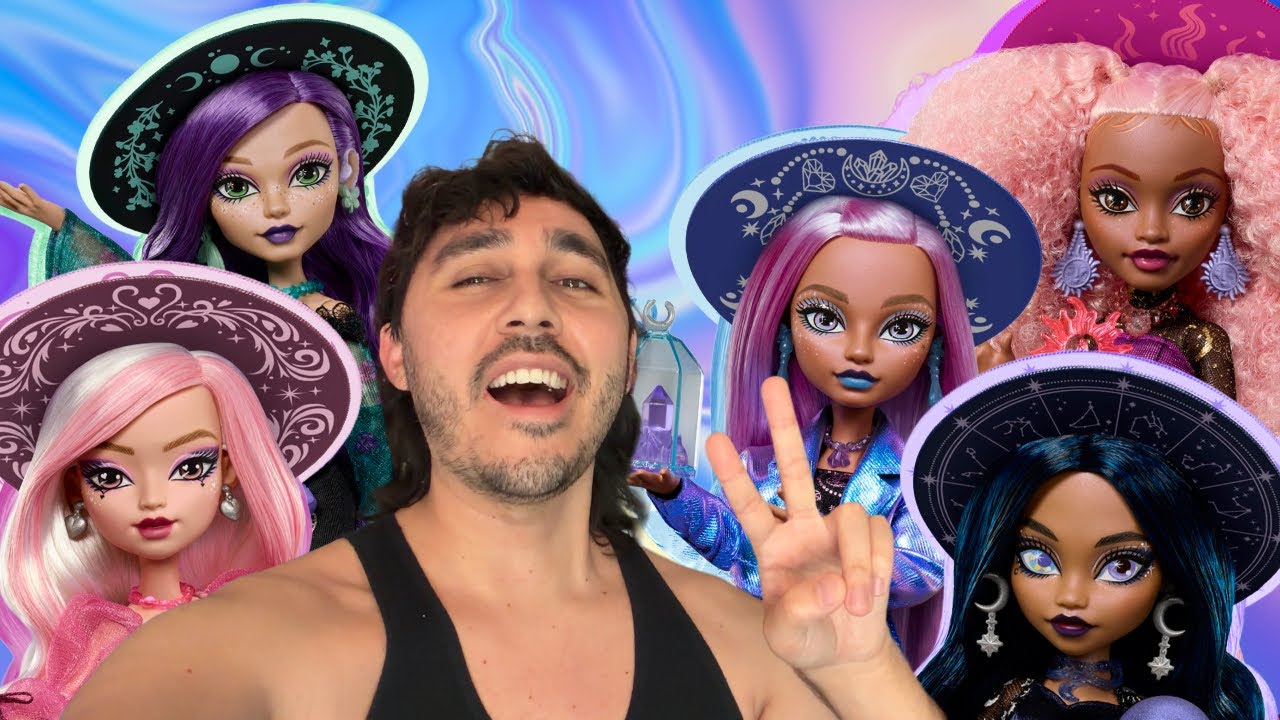 NEW Moonspell Magic Witch Dolls! First Look At Monster High’s New Spin-off Doll Line! 🔮🌙🩶