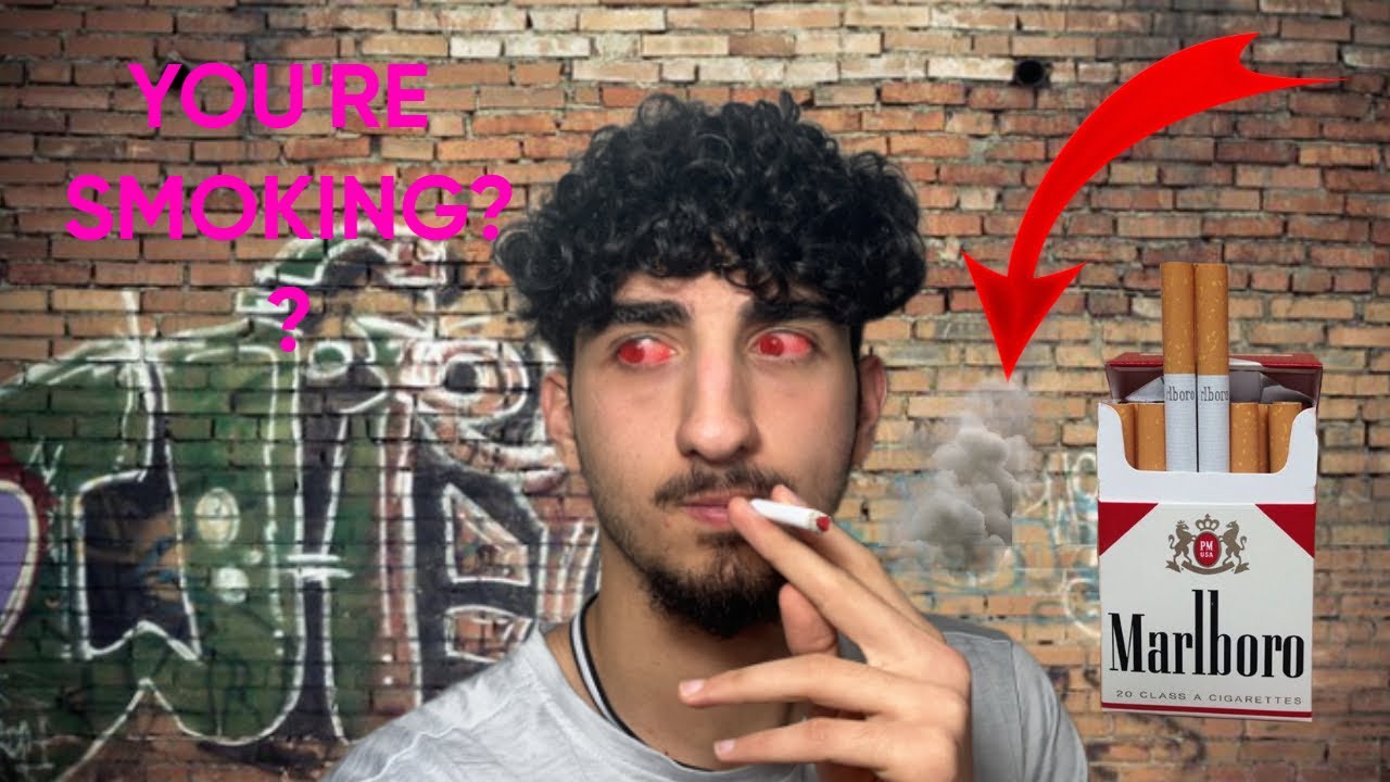 Я теперь курю сигареты.. *ПОЙМАЛ*