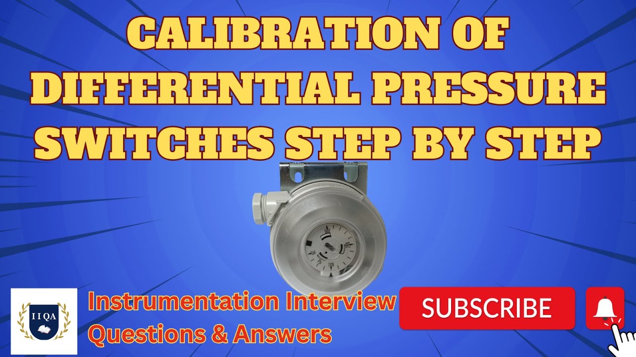 Calibration of Differential Pressure switches Step by Step #interview # ...