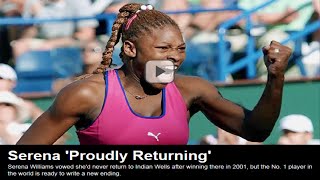 ᴴᴰ*Serena Williams Returns to Indian Wells 2015* Let's Chat, fellow SW Fans!