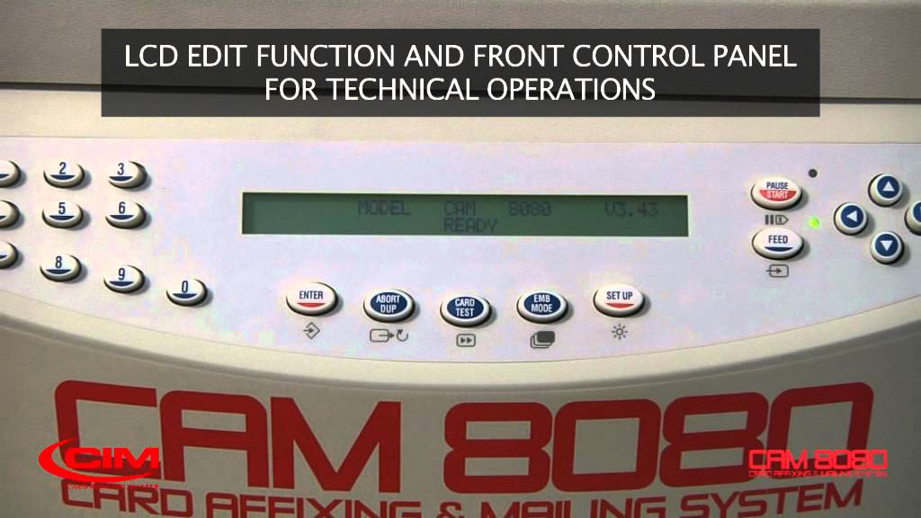 Card Matching Affixing and Mailing Solution - CIM CAM8080.wmv