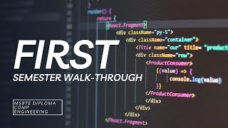 What is There in MSBTE Diploma Computer Engineering First Semester screenshot 1