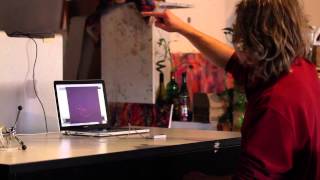 Music Binary Flower Visualization