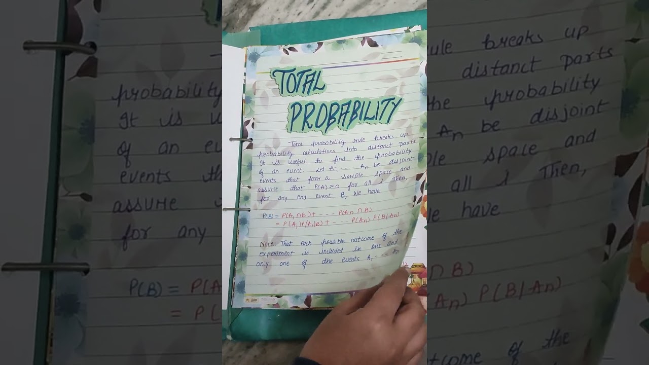 MATHS PROJECT-|PROBABILITY| CLASS- XII ISC PROJECT