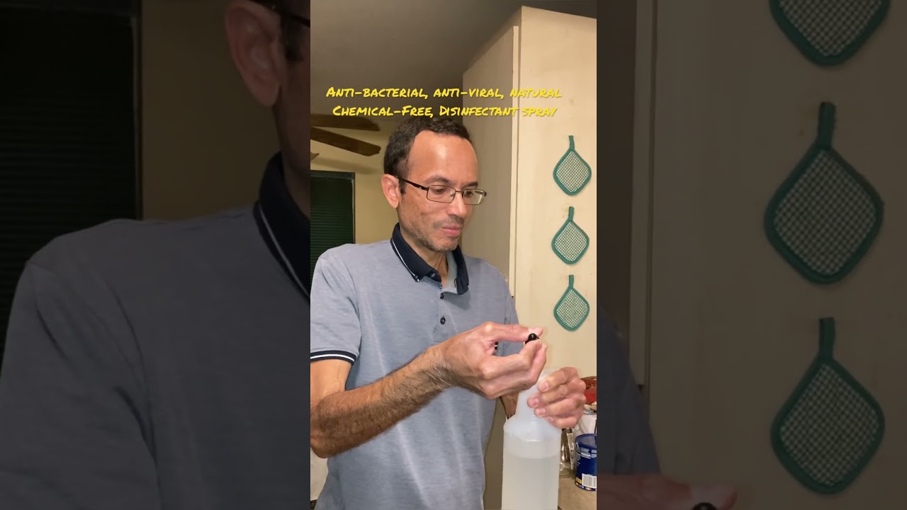 Natural, Anti-bacterial, Anti-viral Disinfectant Spray