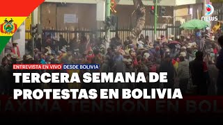 Crisis en Bolivia: Protestas, bloqueos y pedido de renuncia al presidente | DNews