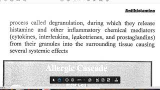 antihistamine  مضادات الهيستامين