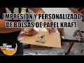 Impresion y personalizado de bolsas de papel kraft