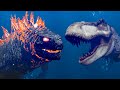 GODZILLA SHARK vs SEA REX - Jurassic World Evolution 2 Mods | Pungence