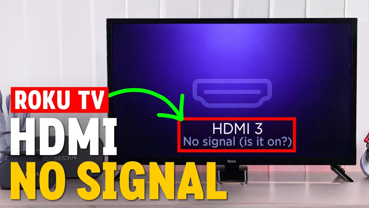 HDMI No Signal on Roku TV FIXED | Black Screen & HDMI Not Working