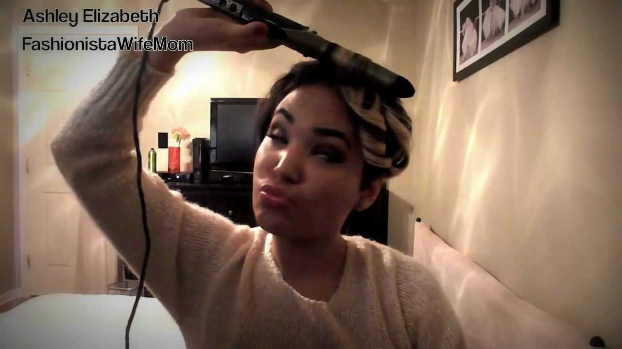 Really Short Hair Tutorial Curls Youtube