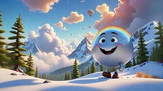 Five Little Clouds Float Far Away | Counting Song for Kids | Nursery Rhymes and Learning Songs