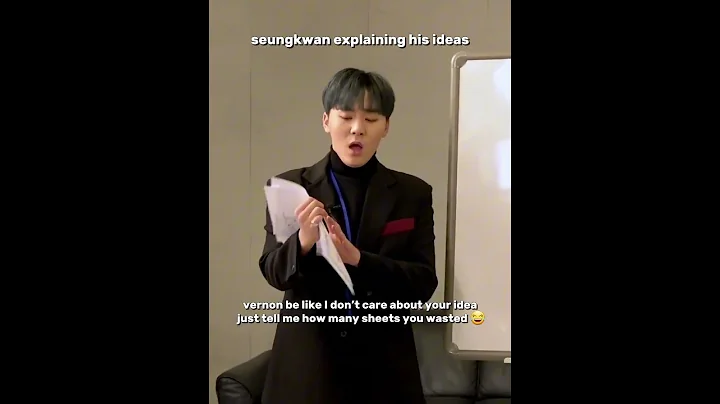 vernon only cares about wasted sheets 😂 #seventeen #svt #vernon #seungkwan #shorts #kpop #fyp