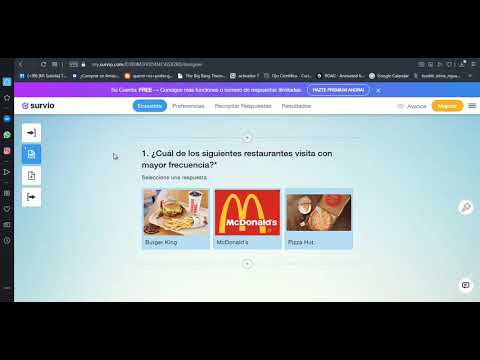 Crear encuestas a través de Survio
