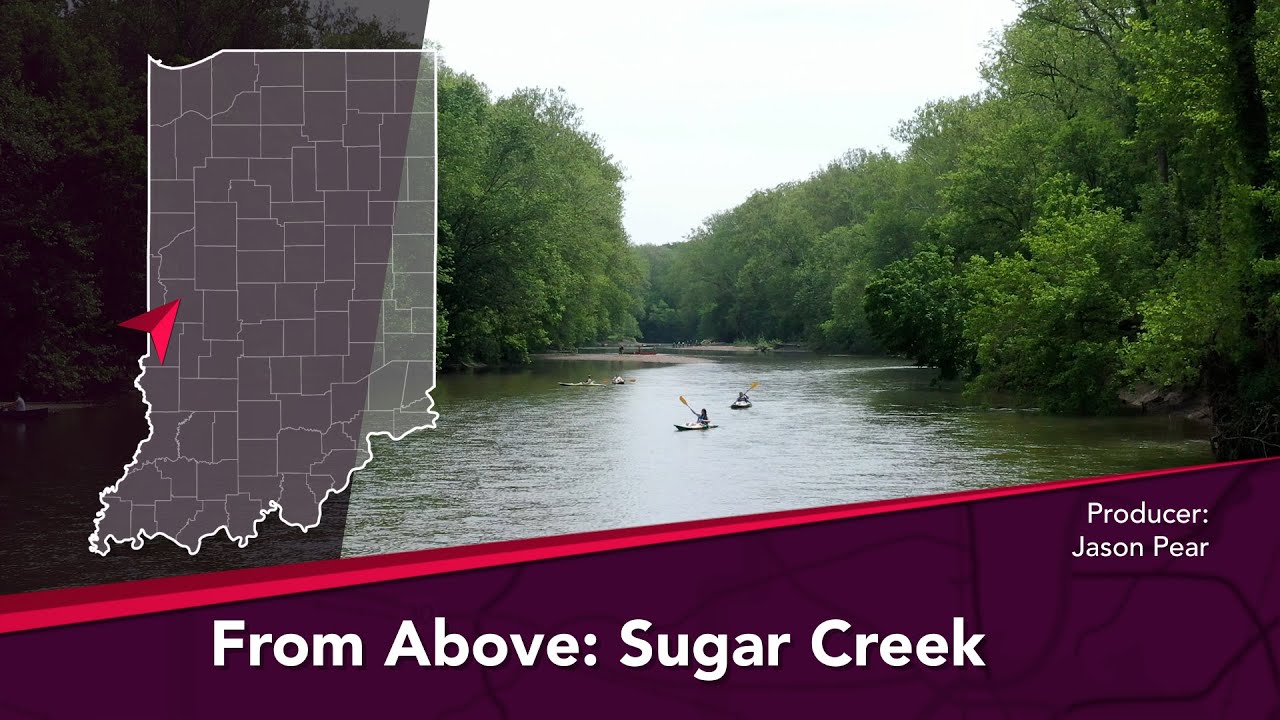 Journey Indiana From Above Sugar Creek YouTube
