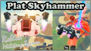Platinum Skyhammer, Great Damage On Enemies &amp; Your Wallet 🥵 | Military Tycoon Roblox