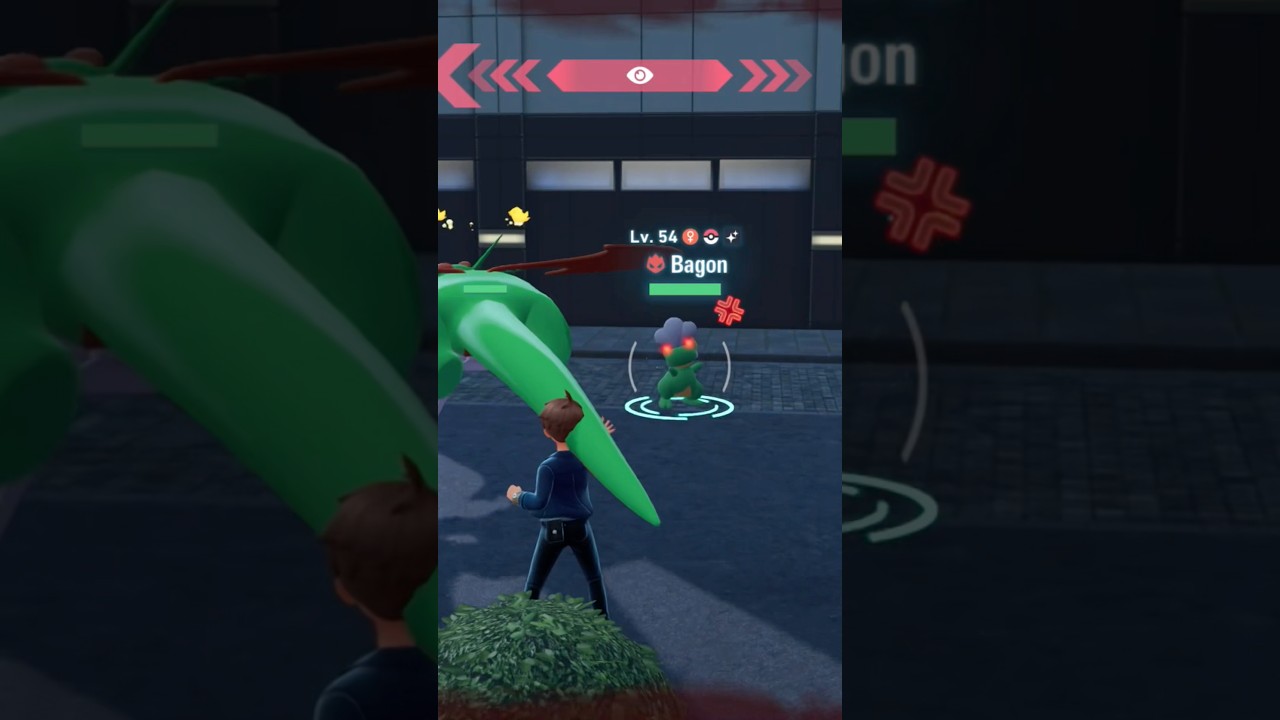 Catching shiny alpha Bagon in Legends ZA 