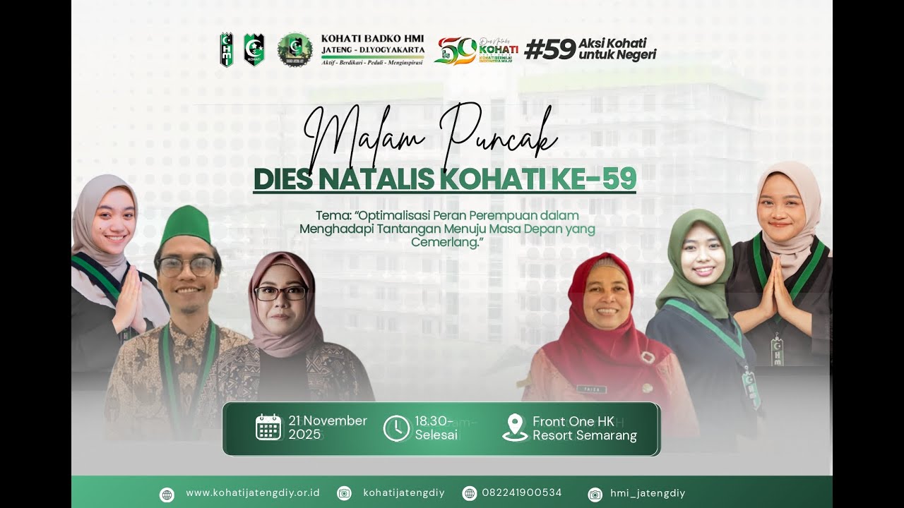 MALAM PUNCAK DIES NATALIS KOHATI KE-59 KOHATI BADKO HMI JATENG-DIY