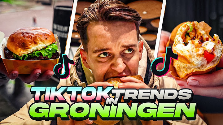 Ik Probeer Viral TikTok Eten In Groningen