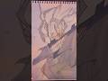 Okarun Demon Form Sketch ✍️ | Intense Pencil Art from Dandadan #ytshorts #youtubeshorts #animeart