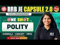 POLITY for RRB JE 2025 | POLITY ONE SHOT | Non Tech for RRB JE 2025 | RRB JE CBT 2 | YCT