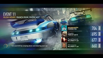 Need for Speed No Limits Ferrari F50 Day 7 Race 11 walkthrough