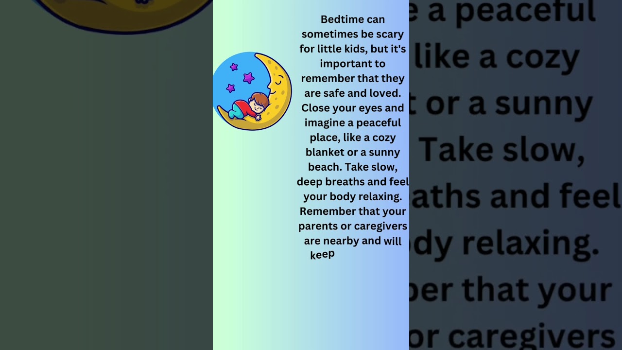 Short story Calming Techniques for Kids at Bedtime👨👩🧚🕴😍