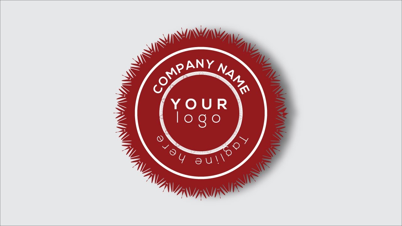 How to create a Stamp Logo in Adobe Illustrator 2021 ।। Stamp Logo