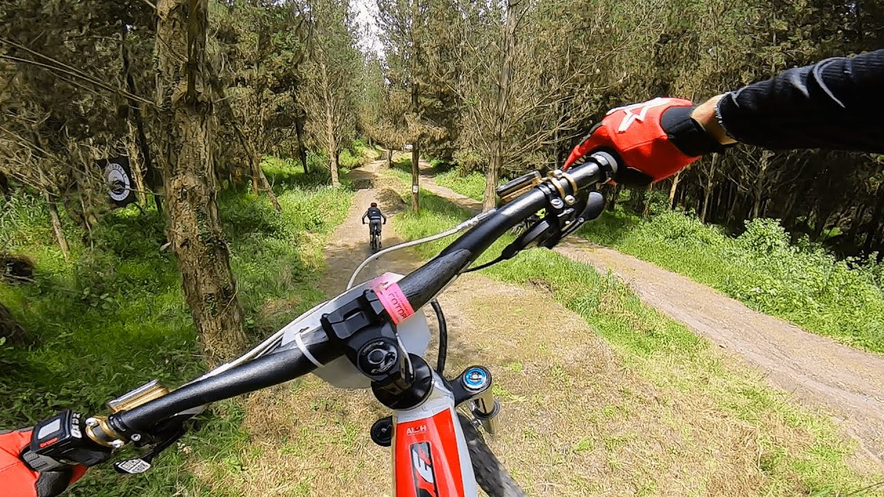 Downhill Mountain Biking at Cotopaxi Bikepark Ecuador 2023
