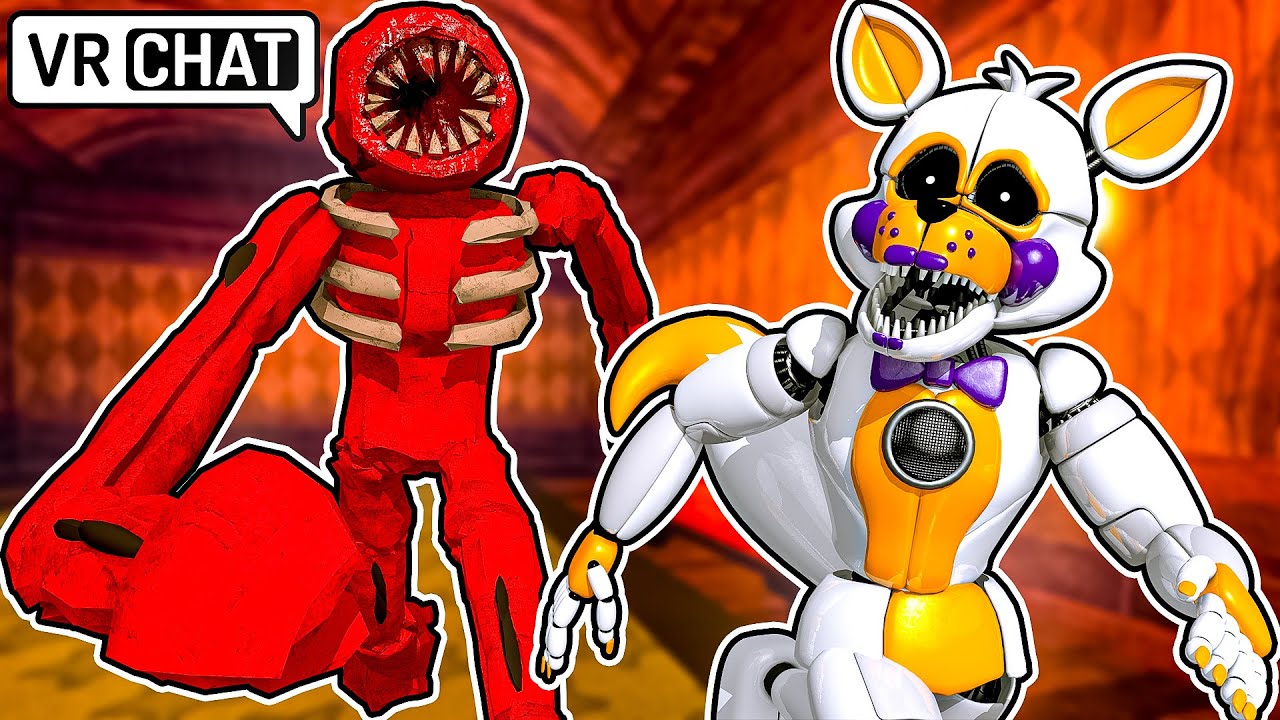 Lolbit Is Hunted by DOORS Monsters in VRCHAT YouTube