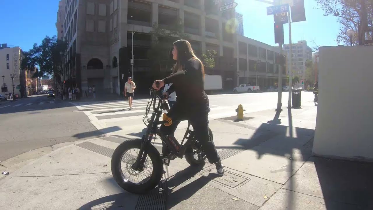 Downtown Los Angeles, E bike ride part 4