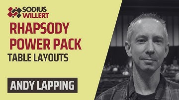 78. Power Pack for IBM Rhapsody - Table Layouts