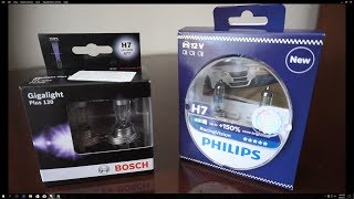 Bosch H7 Plus 120 Gigalight lampadine faro lampadine x2 12 V 55 W PX26d 