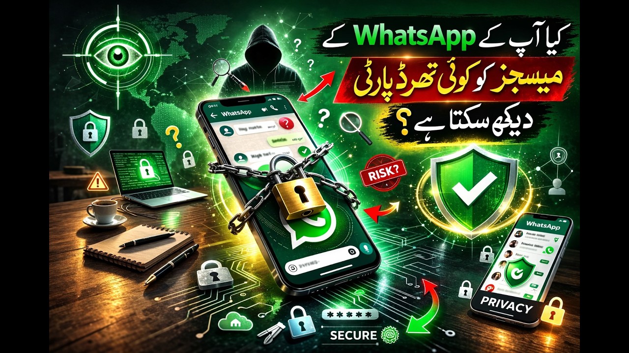 کیا آپ کے WhatsApp کے میسجز کوئی تھرڈ پارٹی دیکھ سکتی ہے؟ | WhatsApp Privacy & Security Explained