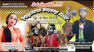 PAGELARAN WAYANG KULIT KI DALANG ATMO SUBARNO ARSO CARITO Live Ds.Sidakangen  Kalibening