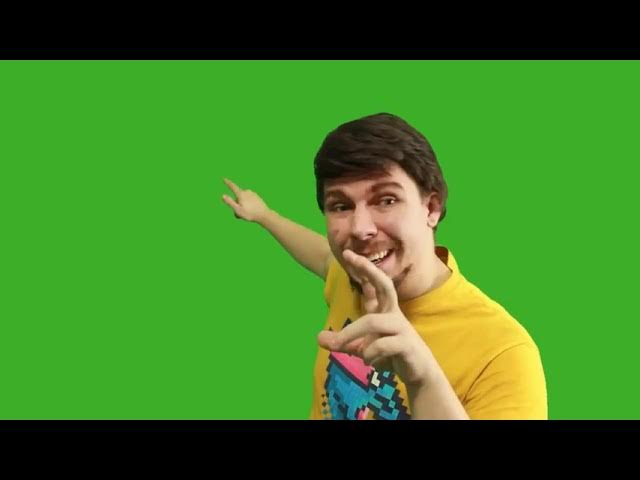 mrbeast meme template green screen extended 