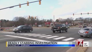 Man killed in Durham stabbing on Foushee Street: Police