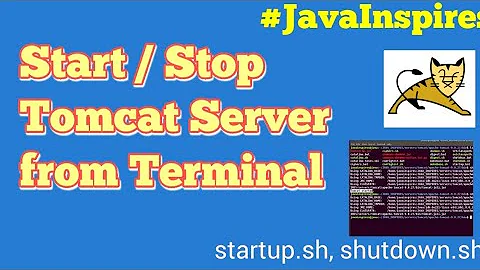 Start / Stop Tomcat Server From Terminal In Ubuntu