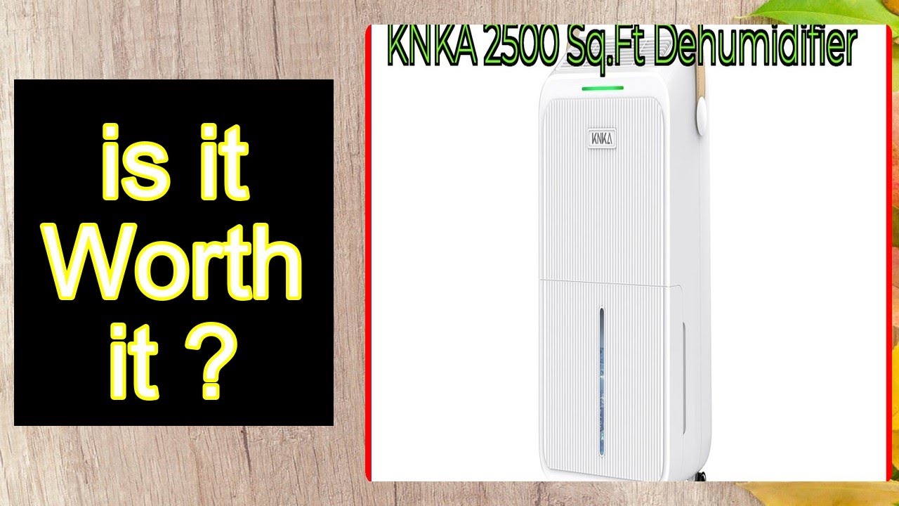 KNKA 2500 Sq.Ft Dehumidifier Features - Important Information