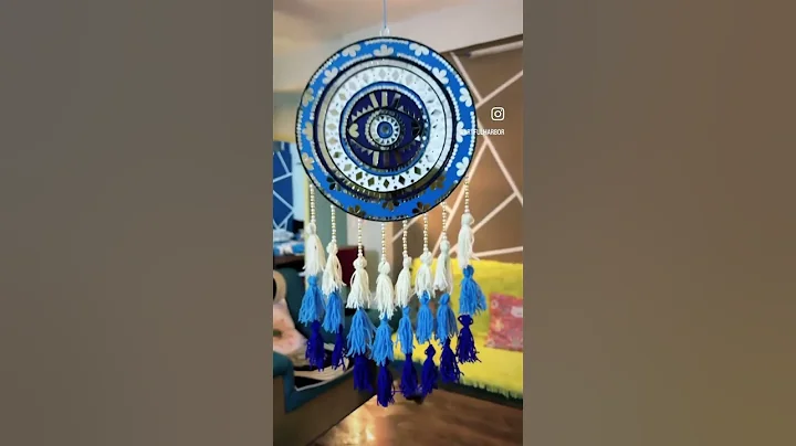 Evil eye lippan art #lippanart #viral #trending #shorts #youtube #diy #evileye